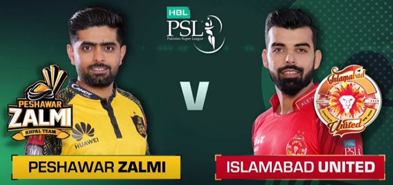 Islamabad United Beats Peshawar Zalmi In The Match 12 Of The PSL 8