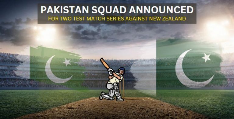 Pakistan Squad Announced For Test Cricket Series Against New Zealand 2728